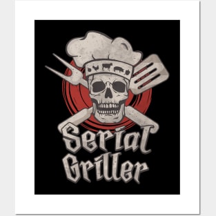 BBQ Serial Griller Picnic Graphic Posters and Art